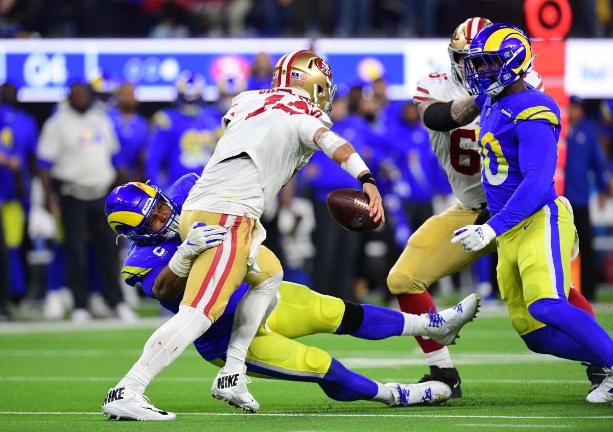Donald forced the game-clinching interception in the NFC title game.